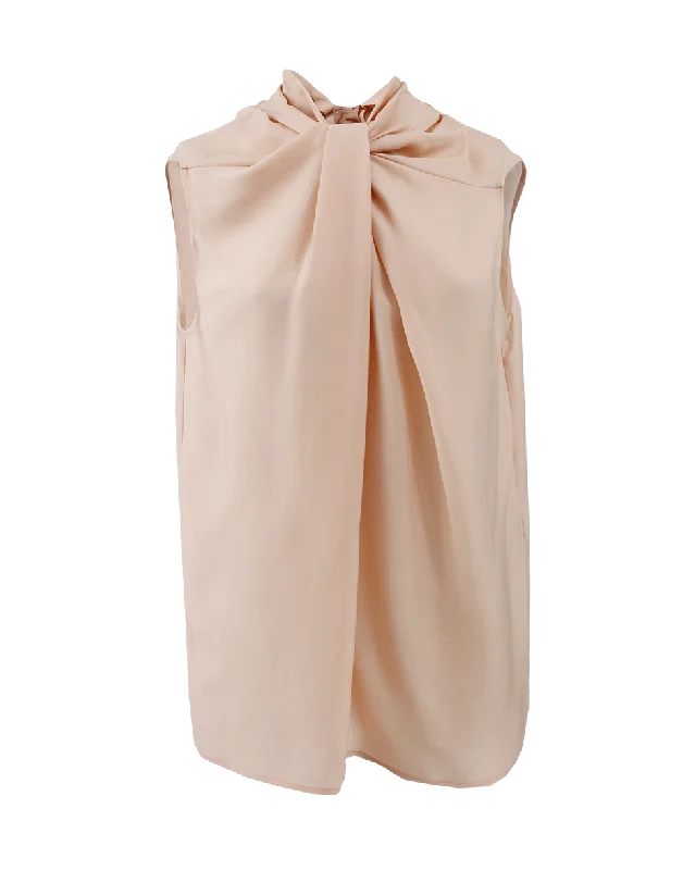 Twist Front Blouse Modern Work Blouse