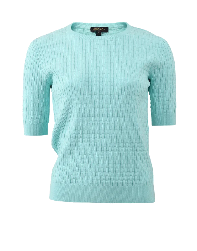 Sabey Short Sleeve Blouse Playful Puff Blouse