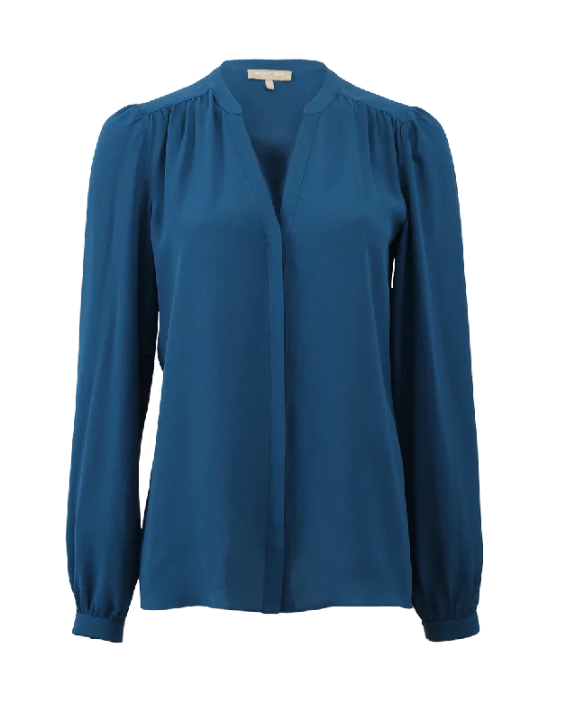 Slit Neck Blouse Everyday Stylish Blouse
