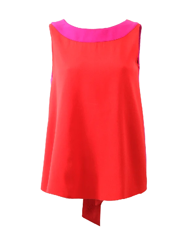 Tie Back Blouse Chic Off-Shoulder Blouse