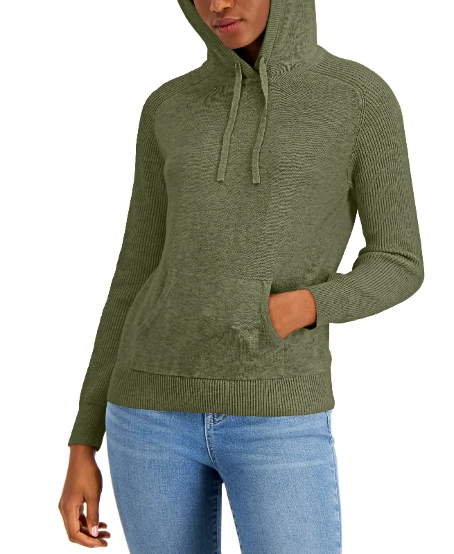 Style & Co Sweater Hoodie Hoodie with Fur Luxurious Winter