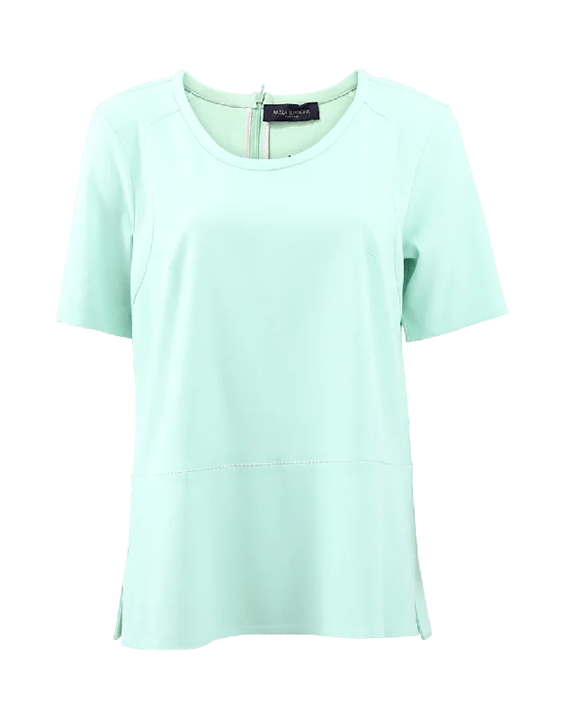 Peplum Hem Blouse Asymmetric Hem Blouse