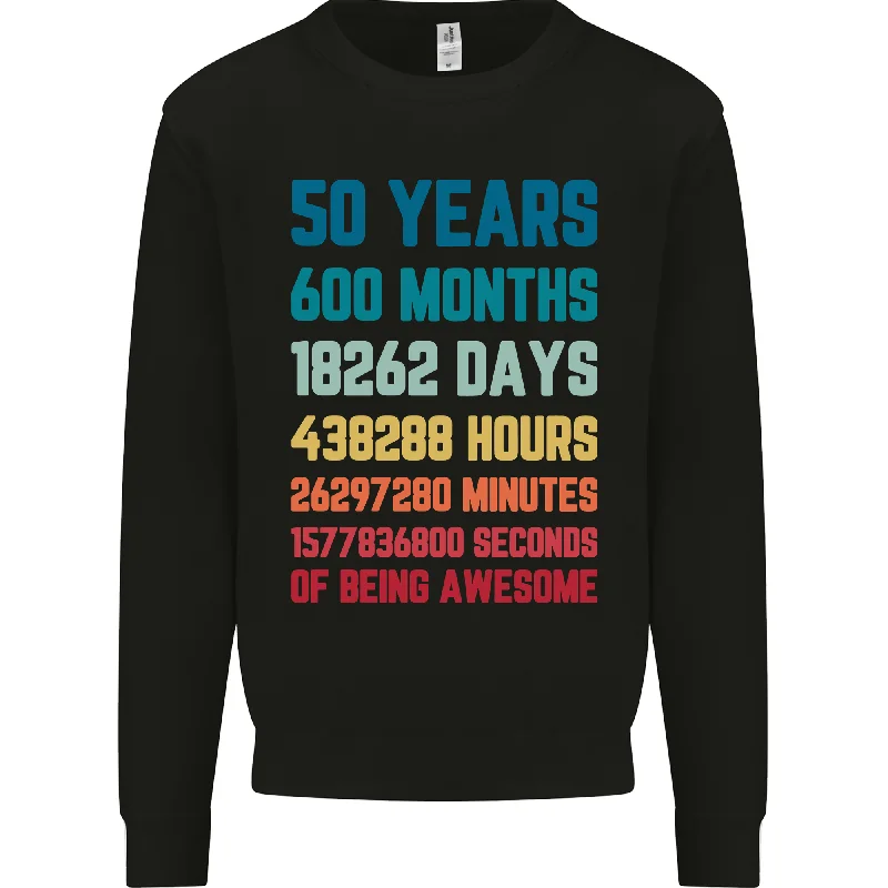 50th Birthday 50 Year Old Mens Sweatshirt Jumper Hoodie with Camouflage Military Edgy 50th Birthday 50 Year Old Mens Sweatshirt Jumper Hoodie with Camouflage Military Edgy