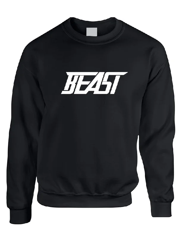 Adult Sweatshirt Beast Cool Sidemen Popular Hot Top Hoodie with Stripes Bold Sporty