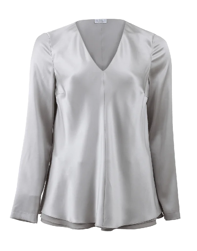 Layered Blouse Classic White Blouse