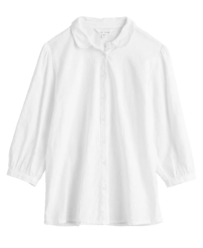 Hope Cottage II Blouse - Salt Backless Summer Blouse