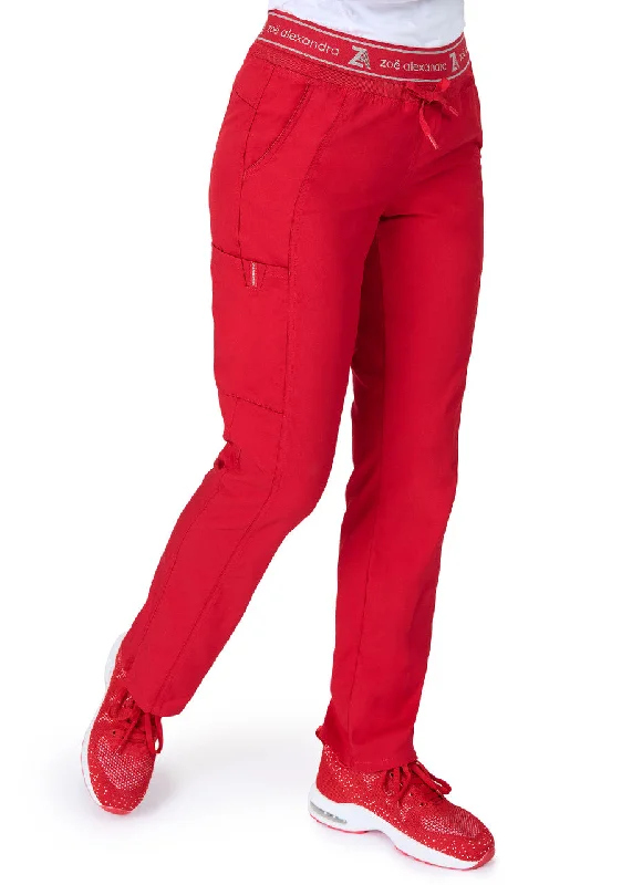 Zoe Alexandra Tall Greenwich Drawstring Scrub Pants Relaxed Linen Pants