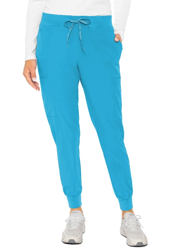 Clearance Med Couture Peaches Seamed Jogger Scrub Pants Slim Fit Casual Pants