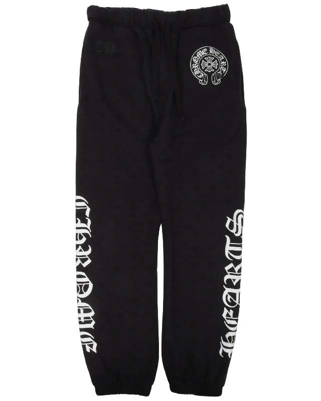 Horseshoe Sweat Pants Slim Fit Casual Pants