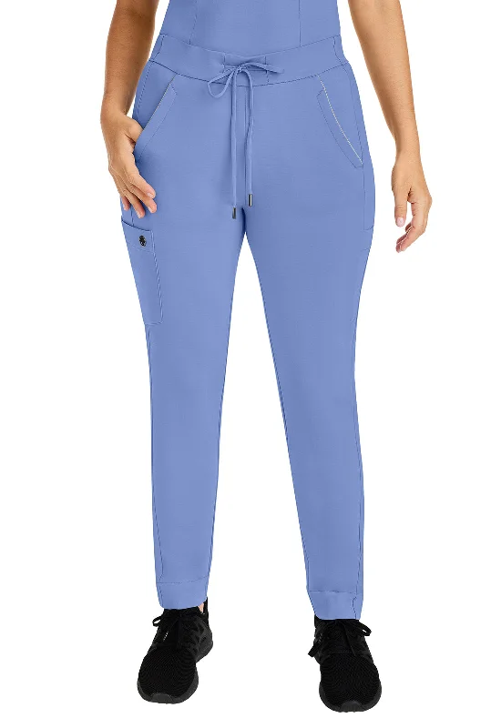Clearance Healing Hands Onyx Athena Scrub Pants Fashionable Tapered Leg Pants