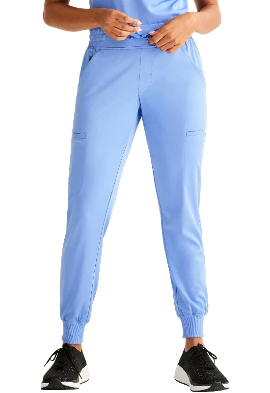 Healing Hands HH Works Tall Rhea Jogger Scrub Pants Slim-Fit Khaki Pants