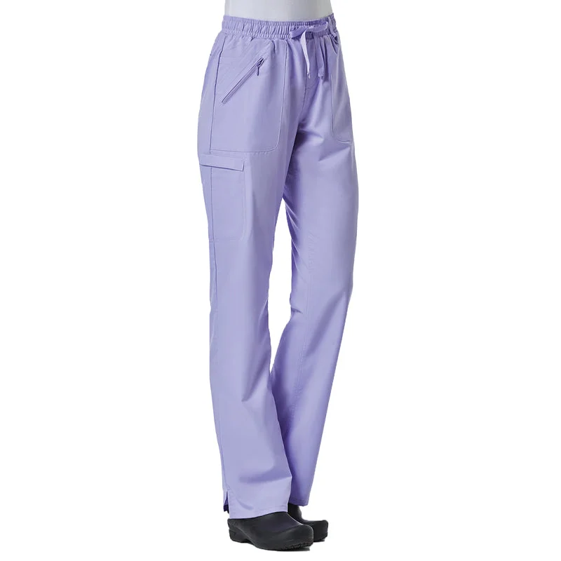 Maevn EON Tall Full Elastic Zipper Pocket Cargo Scrub Pants Trendy Velvet Pants