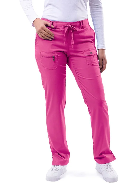Clearance Adar Pro Tall Slim Fit 6-Pocket Scrub Pants Casual Track Pants