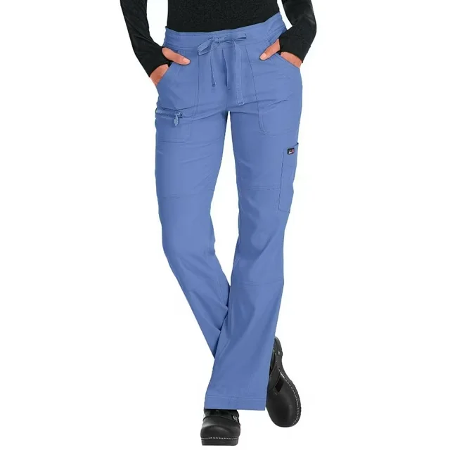 Clearance Koi Lite Peace Drawstring Scrub Pants Chic Checkered Pants