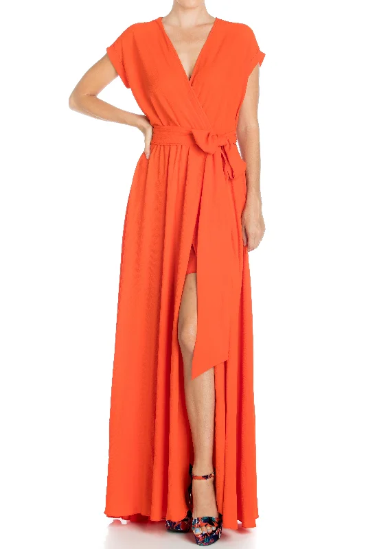 Jasmine Maxi Dress Classic V-Neck Maxi Dress