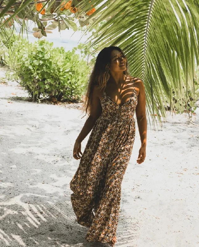 Rip Curl Sea of Dreams Maxi Dress - Win24 Stylish Maxi Dress with Frills