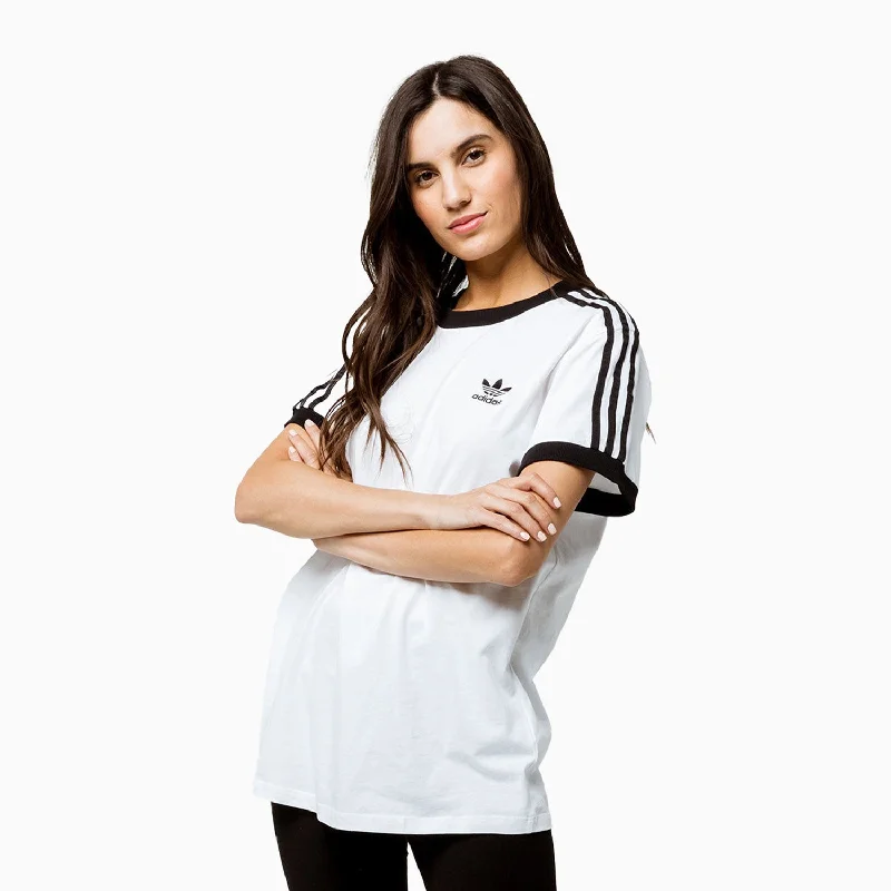 Women's 3 Stripes Short Sleeve T Shirt Cozy Warm Stylish