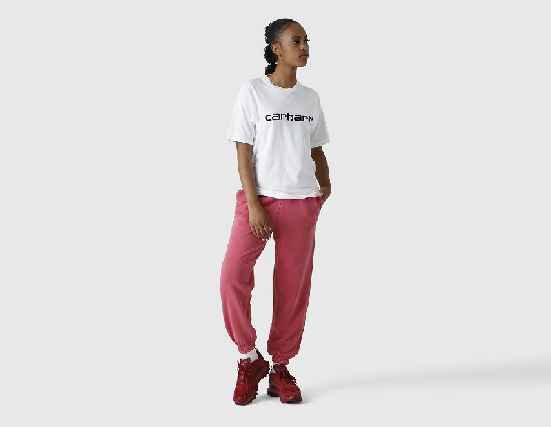 Carhartt WIP Women's Script T-shirt / White Layered Multi-layer Single Layer