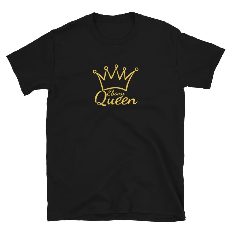 Ebony Queen T-Shirt Cotton Fabric Linen Fabric Terry Fabric