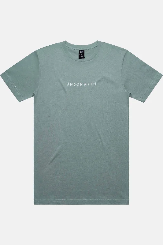 Family Tee Faded Blue Denim Fabric Leather Fabric Suede Fabric