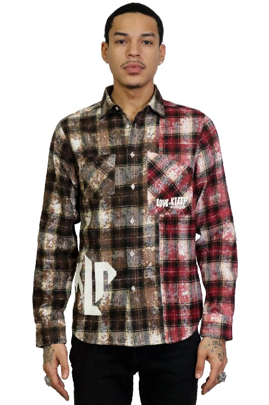 GRESI Men's premium flannel button down shirt Iron Safe Non-Iron Wrinkle Free