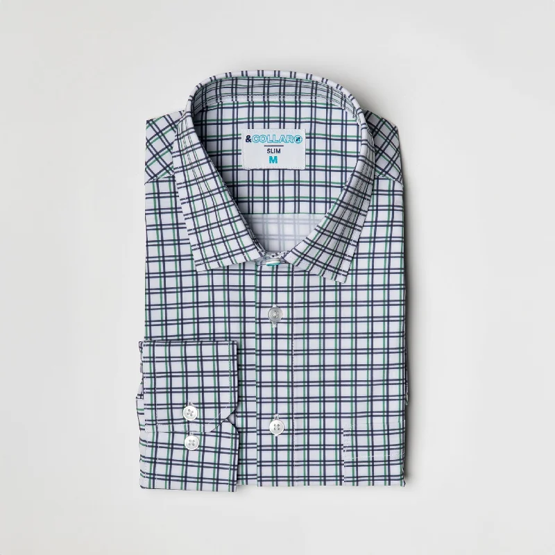 Range Shirt - White w/ Green and Purple Check Rayon Fabric Velvet Fabric Corduroy Fabric Range Shirt - White w/ Green and Purple Check Rayon Fabric Velvet Fabric Corduroy Fabric
