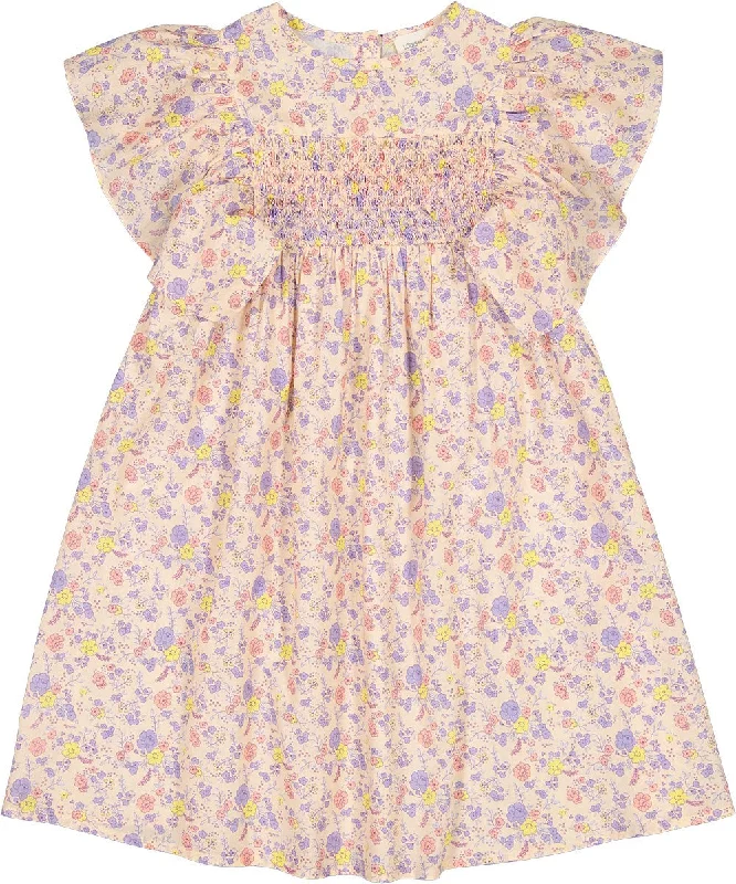 LOUIS LOUISE MAUVE ROMANTIC FLOWER MICKAELA DRESS