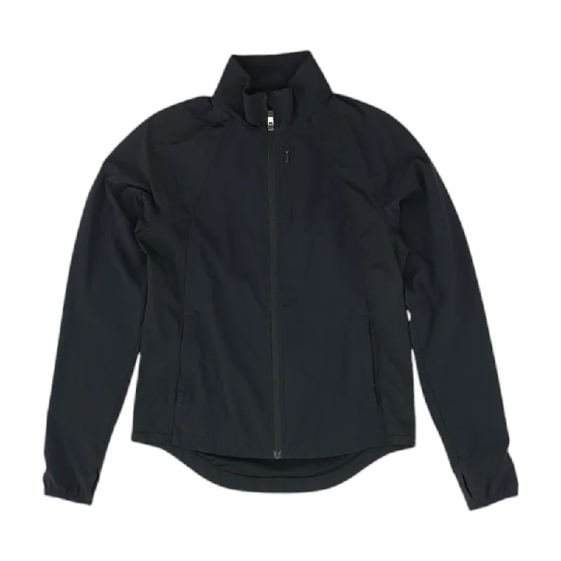 Black Solid Active Jacket Satin Fabric Silk Fabric Chiffon Fabric