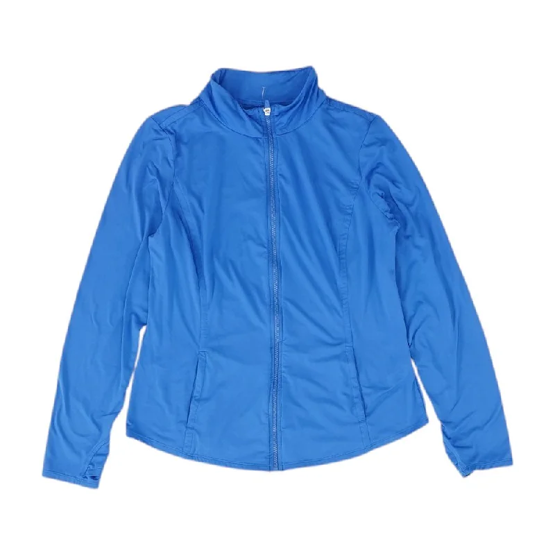 Blue Solid Lightweight Jacket Faux Fur Jacket Real Fur Jacket Shearling Jacket
