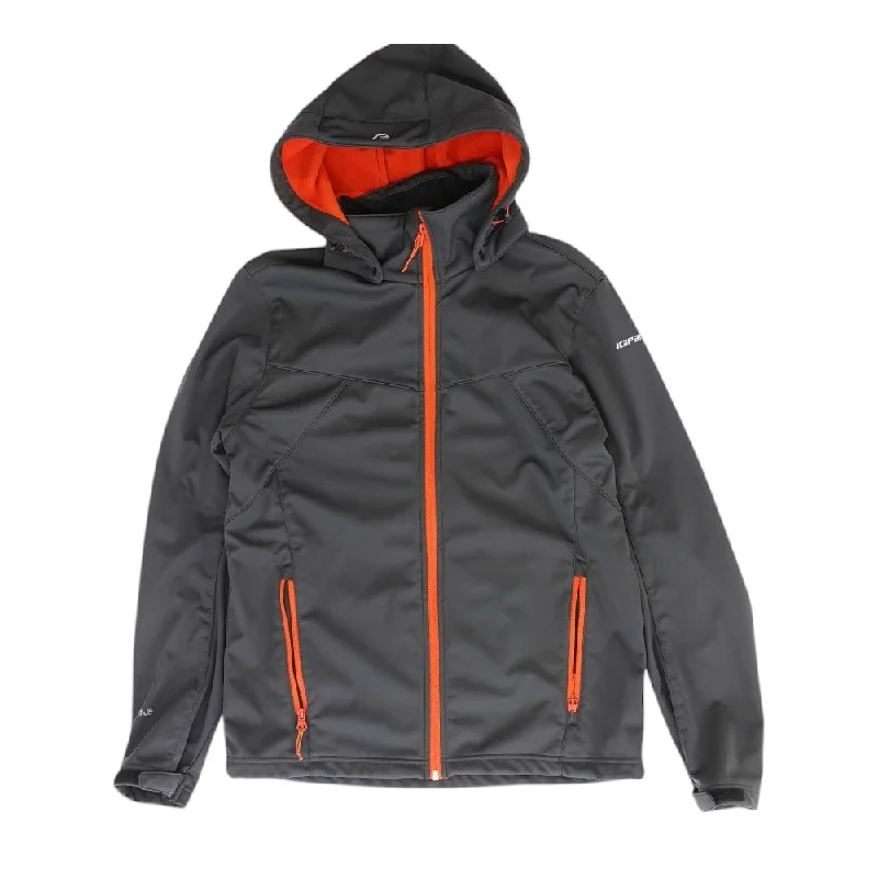 Gray Solid Active Jacket Lace Jacket Ribbed Jacket Sequined Jacket