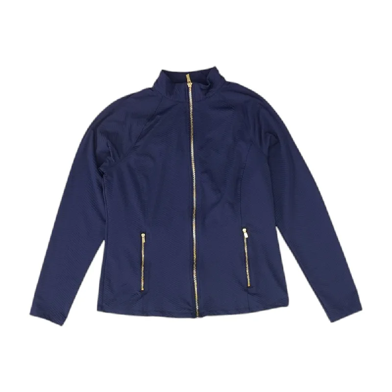 Navy Solid Active Jacket Chenille Fabric Brocade Fabric Lace Fabric