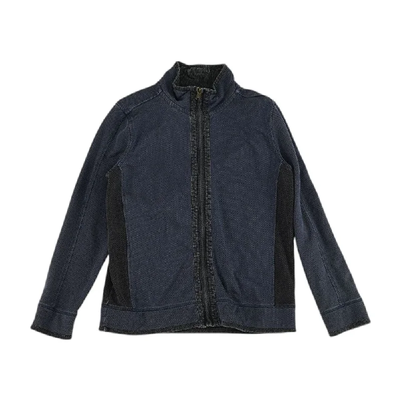 Navy Solid Lightweight Jacket Appliqued Jacket Beaded Jacket Sequined Jacket