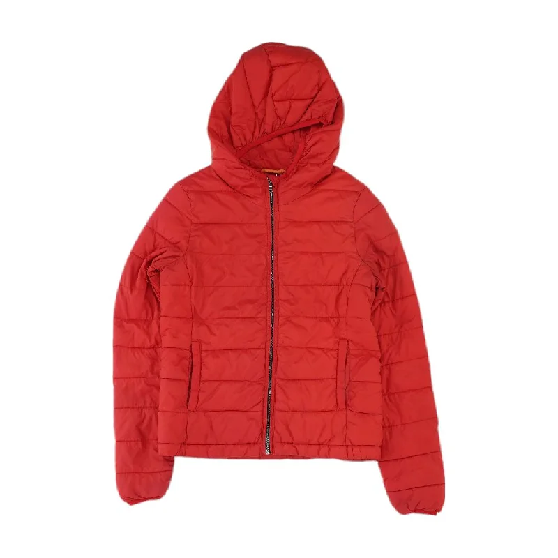 Red Solid Puffer Jacket Corduroy Jacket Velvet Jacket Brocade Jacket