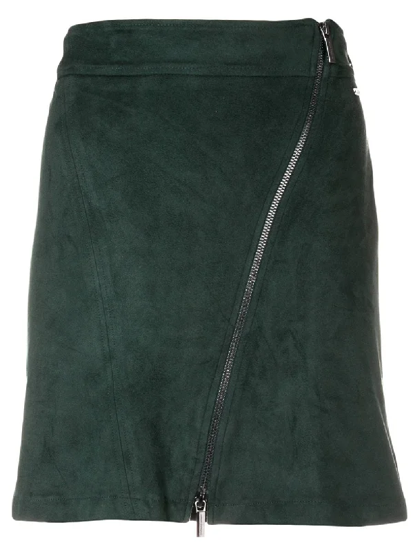 off centre zipped skirt lace skirt delicate