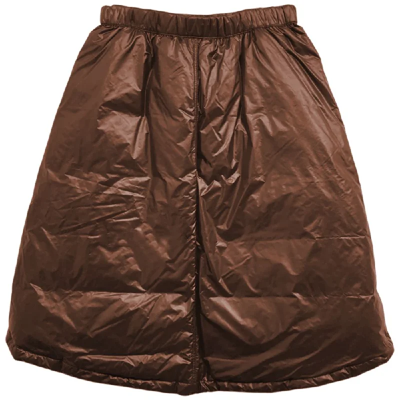 Jil Sander Brown Nylon Skirt wrap skirt elegant