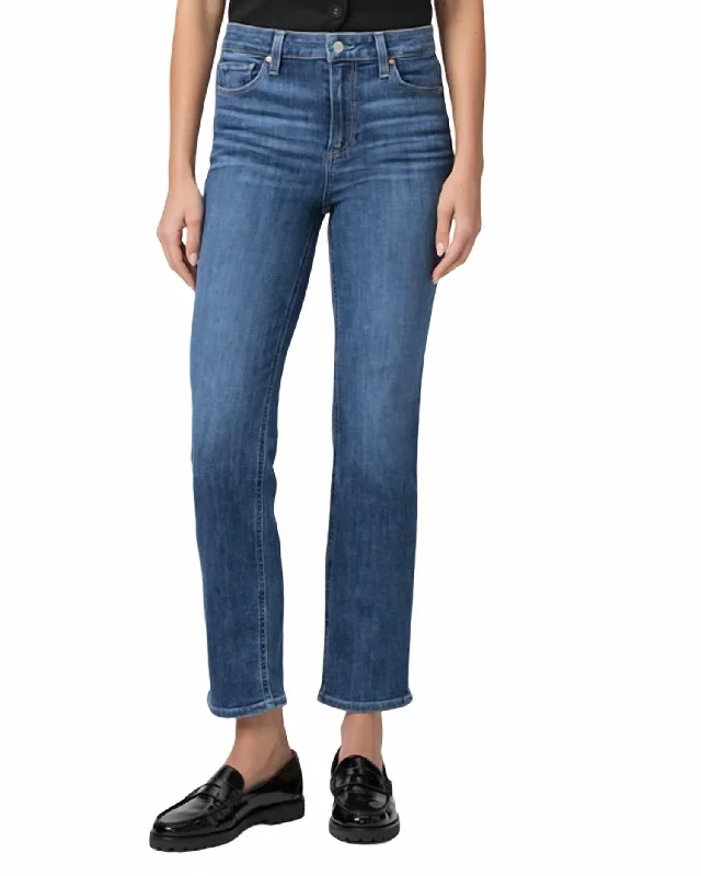 Cindy Straight Jean In Legendary Chic Faded Blue Jeans