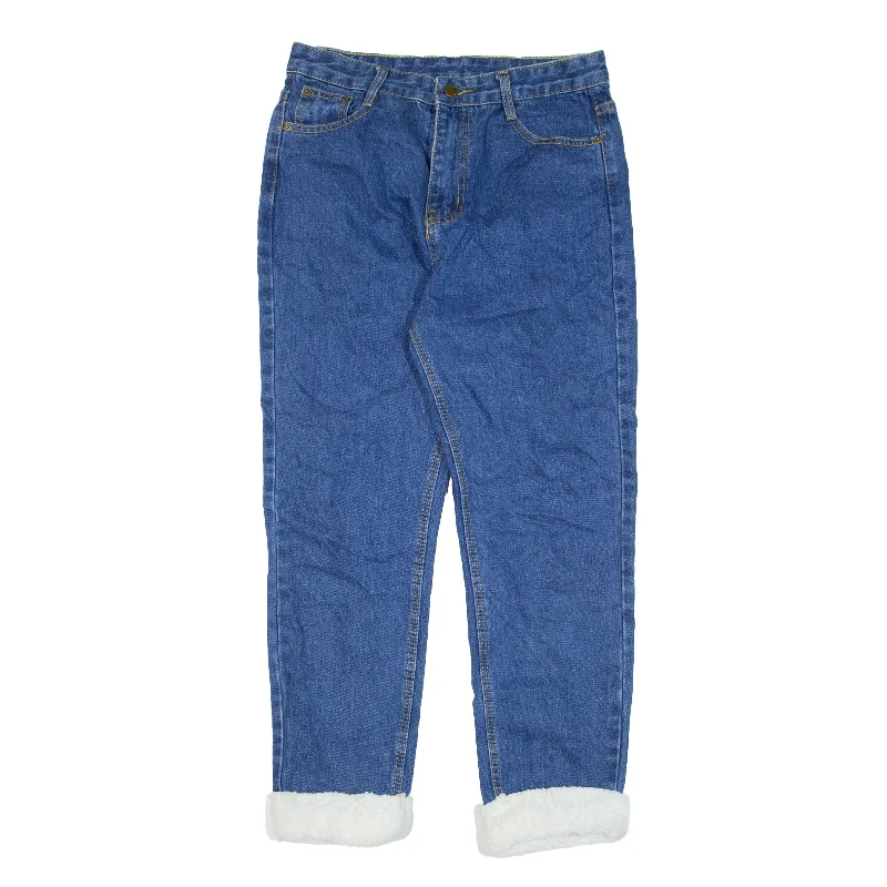 FALMER Jeans Blue Denim Slim Tapered Womens W28 L25 Cozy Stretch High-Waist Jeans