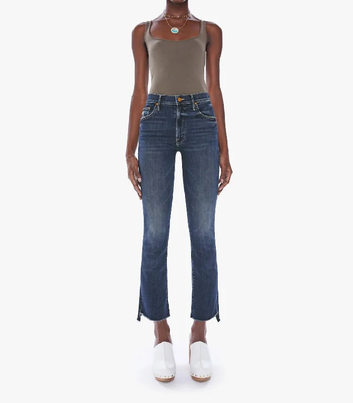 Insider Crop Step Fray Jean In Teaming Up Fashionable Distressed Jeans
