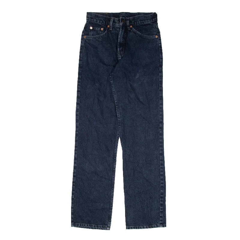 JAG Jeans Blue Denim Relaxed Straight Womens W25 L31 Fashionable Slouchy Fit Jeans