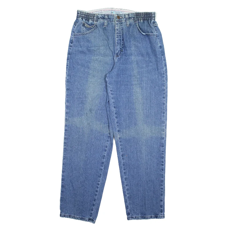 LEE Elastic Waist Blue Jeans W30 L28 Fashionable Bootcut Jeans