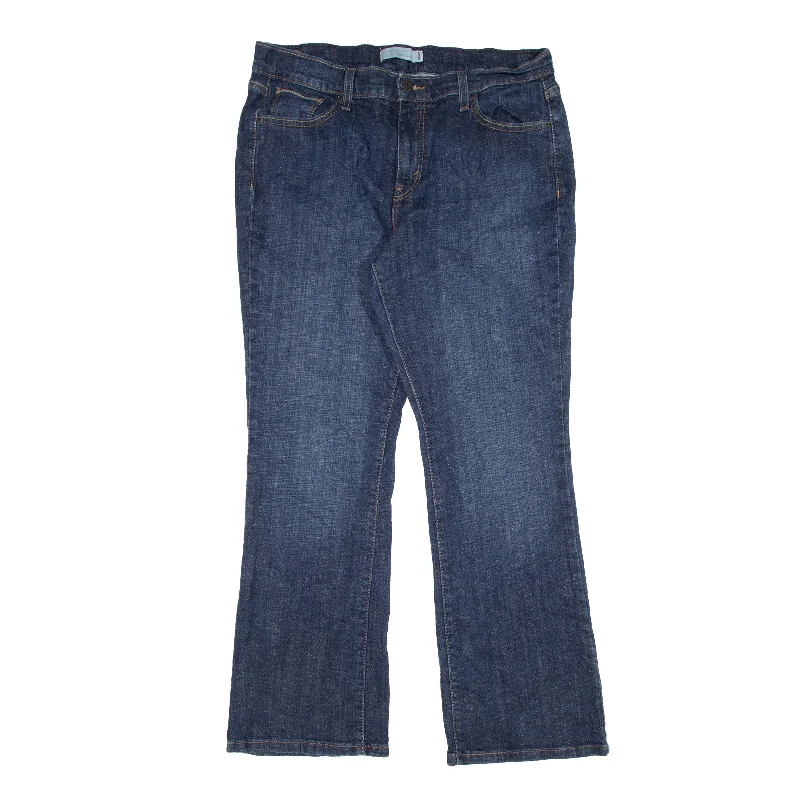 LEVI'S 515 Jeans Blue Denim Regular Bootcut Womens W32 L29 Chic Rip-Detail High-Waist Jeans