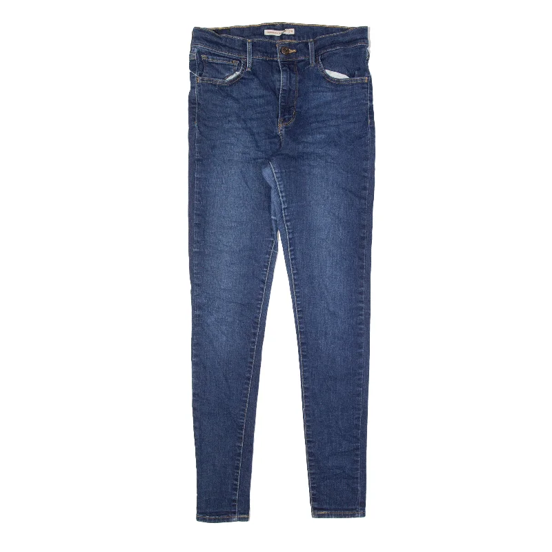 LEVI'S 720 High Rise Jeans Blue Denim Regular Skinny Womens W28 L30 Trendy Button-Up High-Waist Jeans LEVI'S 720 High Rise Jeans Blue Denim Regular Skinny Womens W28 L30 Trendy Button-Up High-Waist Jeans