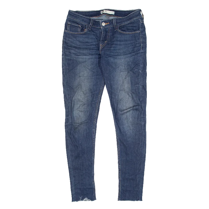 LEVI'S Jeans Blue Denim Slim Skinny Womens W28 L28 Comfortable Low-Rise Jeans