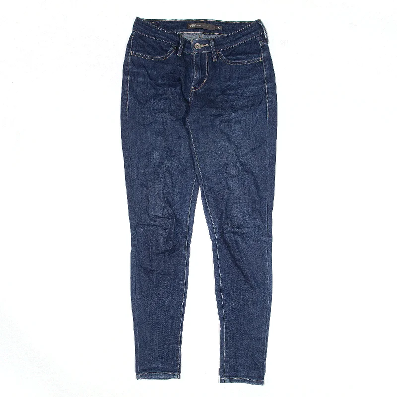 LEVI'S Legging Jeans Blue Denim Slim Skinny Womens W26 L29 Classic Button Fly Jeans