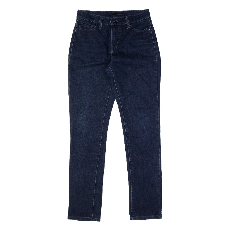 LEVI'S Slimming 512 Jeans Blue Denim Slim Skinny Womens W26 L30 Elegant Dark-Wash Bootcut Jeans LEVI'S Slimming 512 Jeans Blue Denim Slim Skinny Womens W26 L30 Elegant Dark-Wash Bootcut Jeans