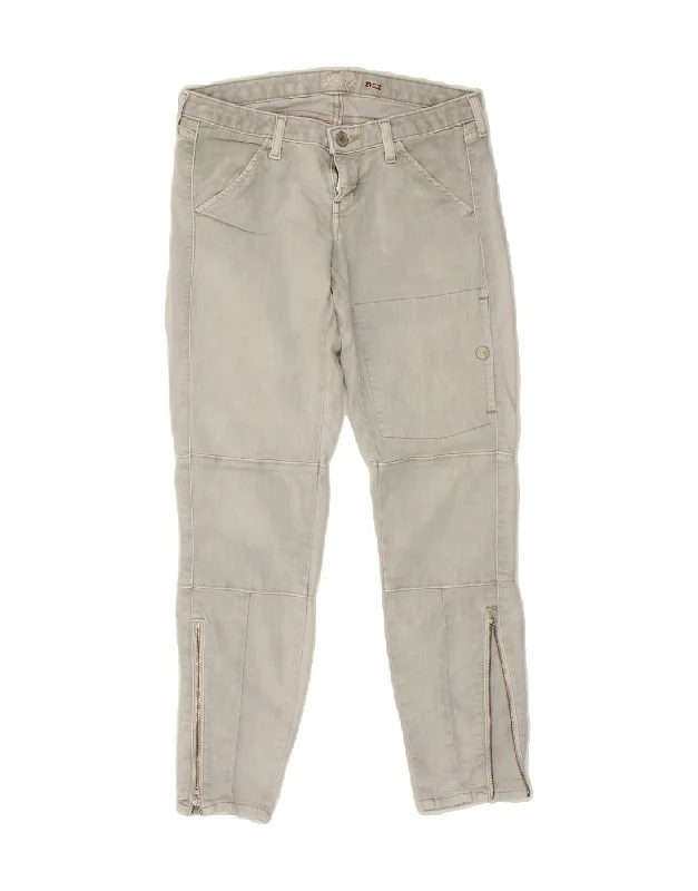 LEVI'S Womens Slim Jeans W27 L26  Grey Cotton Casual Distressed Skinny Jeans