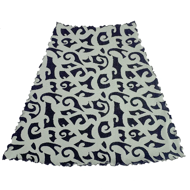 Seagrass Tatua Jacquard Knit Bias Skirt chiffon skirt airy