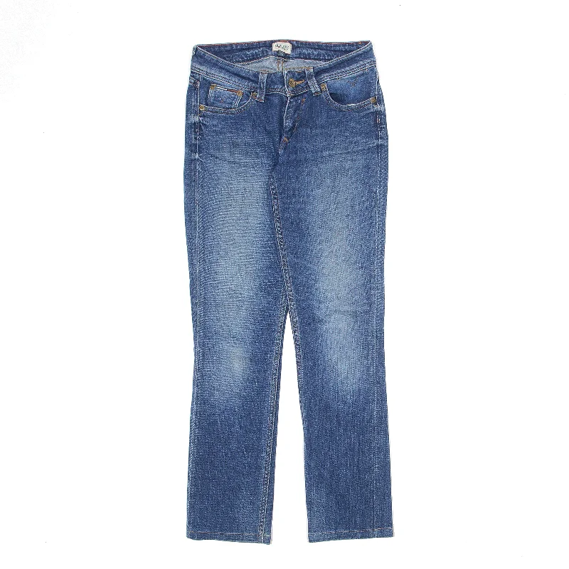 TOMMY HILFIGER Suzzy Jeans Blue Denim Regular Tapered Stone Wash Womens W27 L29 Stylish High-Rise Mom Jeans TOMMY HILFIGER Suzzy Jeans Blue Denim Regular Tapered Stone Wash Womens W27 L29 Stylish High-Rise Mom Jeans