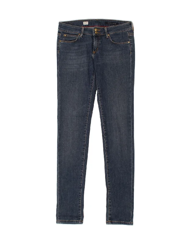 TOMMY HILFIGER Womens Milan Low Waist Slim Jeans W27 L34 Blue Cotton Fashionable Mom Jeans TOMMY HILFIGER Womens Milan Low Waist Slim Jeans W27 L34 Blue Cotton Fashionable Mom Jeans