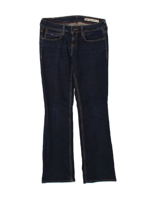 TOMMY HILFIGER Womens Rhonda Bootcut Jeans W32 L32 Blue Cotton Elegant Bootcut Fit Jeans TOMMY HILFIGER Womens Rhonda Bootcut Jeans W32 L32 Blue Cotton Elegant Bootcut Fit Jeans